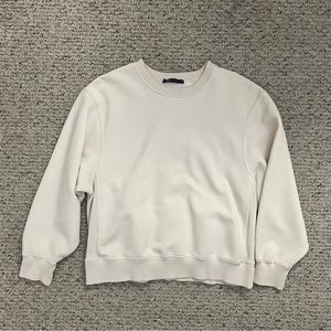 Zara crew neck sweatshirt